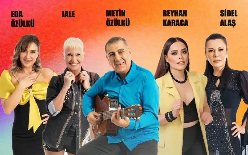 Şimdi 90'lar - Metin Özülkü / Sibel Alaş / Reyhan Karaca / Jale / Eda Özülkü - Metin Özülkü Orkestrası