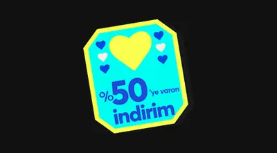 %50'ye Varan İndirim