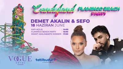 Candyland Flamingo Beach Party - Demet Akalın & Sefo