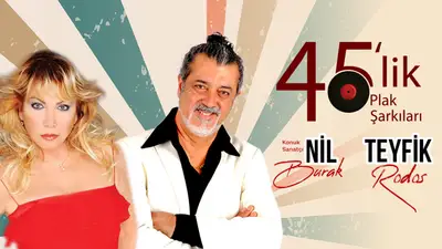 45'lik Plak Şarkıları - Teyfik Rodos - Nil Burak (Konuk Sanatçı