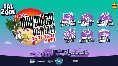 MilyonFest Denizli 2026 - Vip Günlük